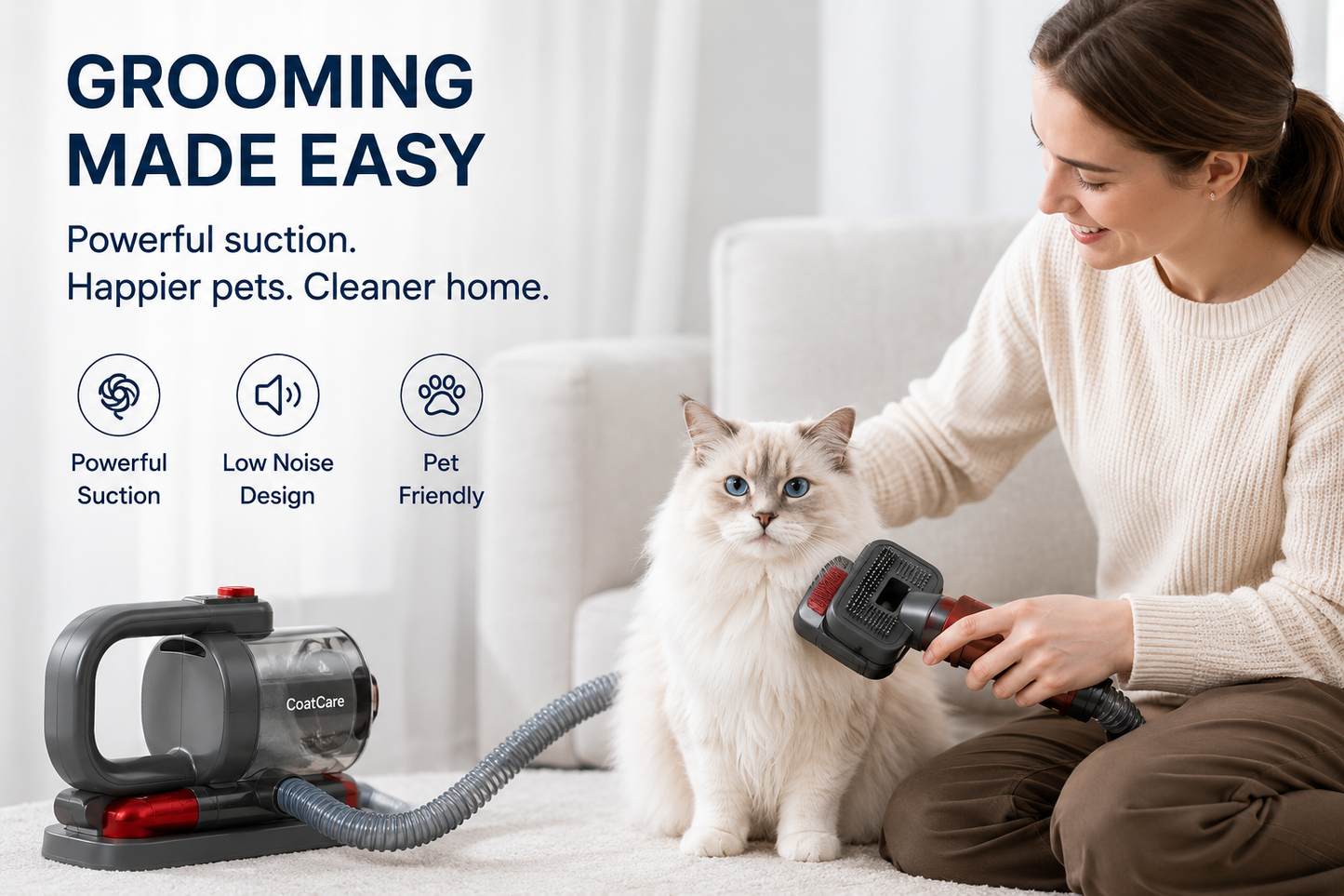 Prestige CoatCare™ Pet Groom Vacuum